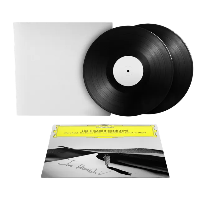 Deutsche Grammophon Joe Hisaishi Conducts 2LP White Label signiert