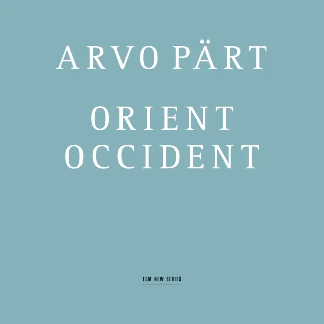 ECM Arvo Pärt Orient & Occident Vinyl-LP Chor