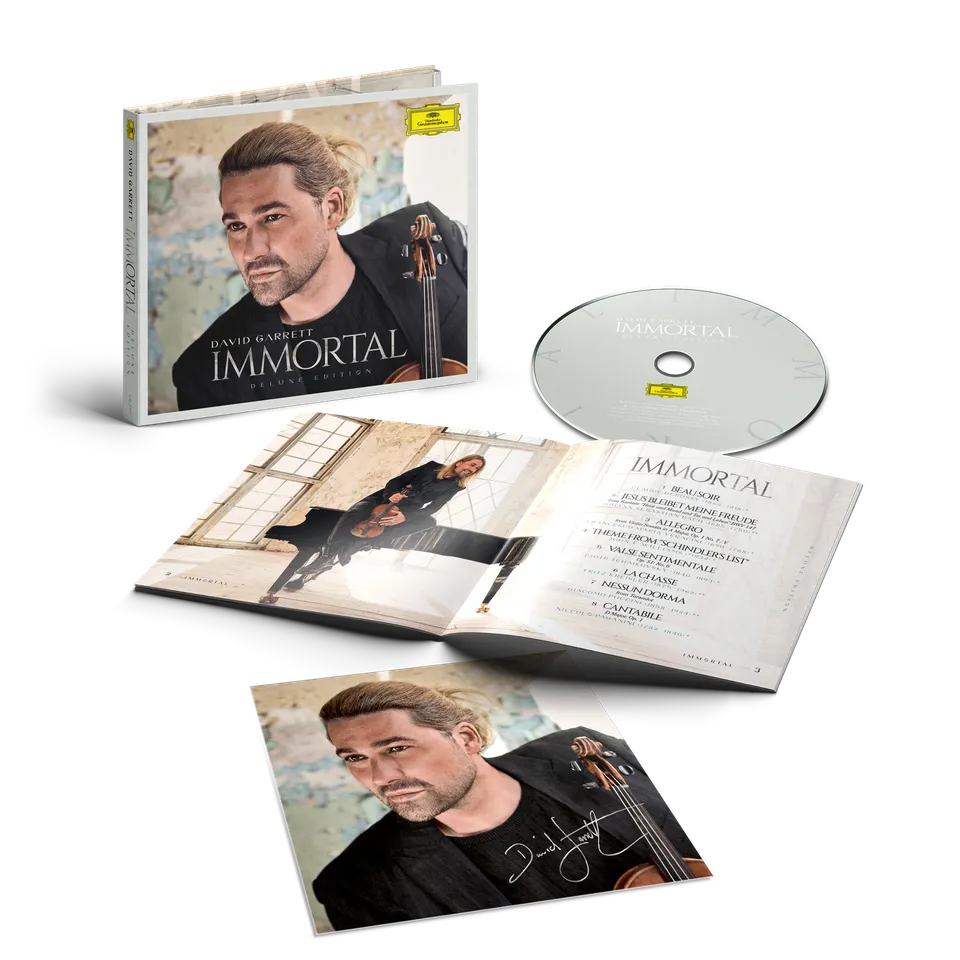 Deutsche Grammophon David Garrett Immortal CD Deluxe signiert