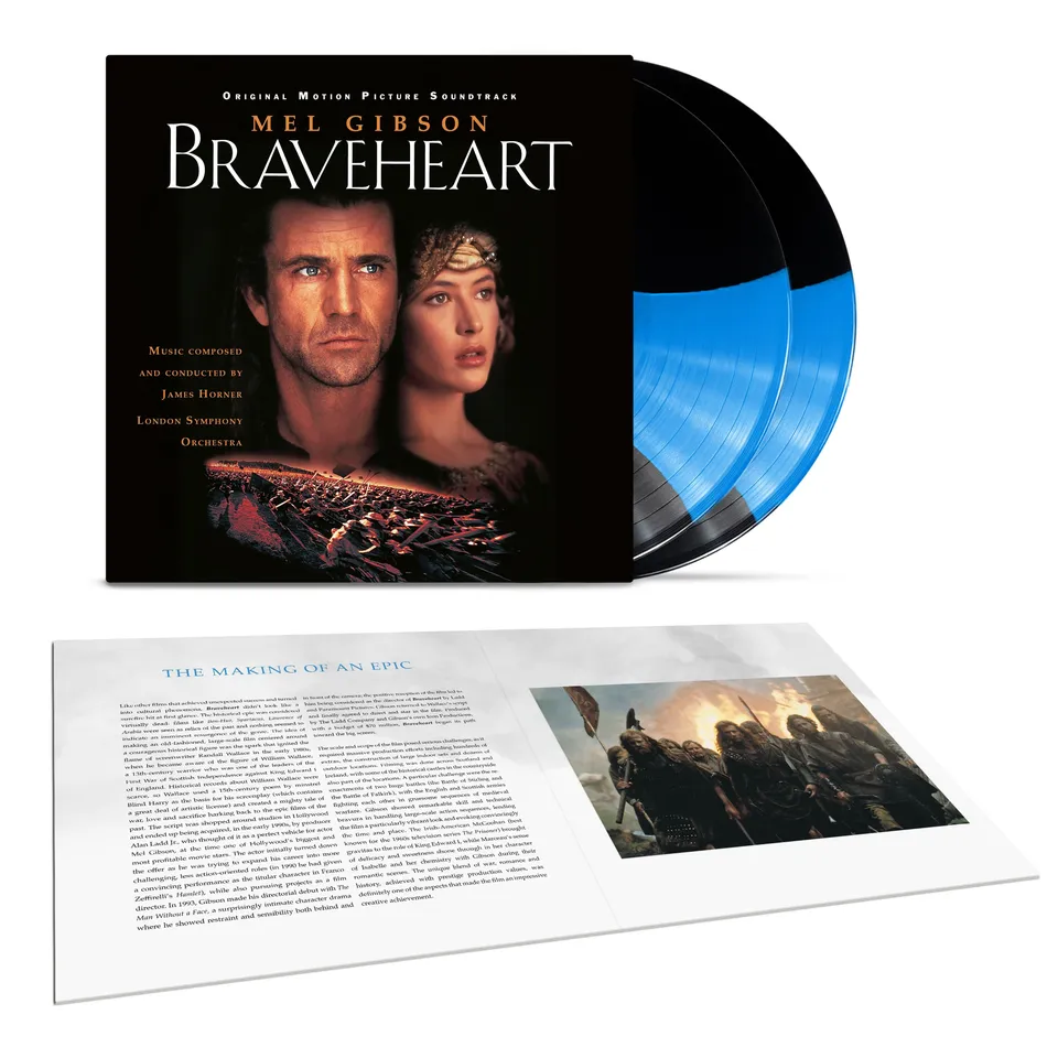 Deutsche Grammophon Horner Braveheart Blue Streak 2LP