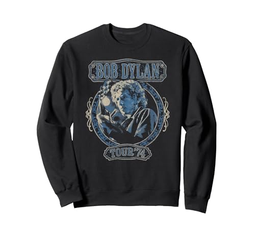 Bob Dylan Tour 74 Sweatshirt schwarz offiziell