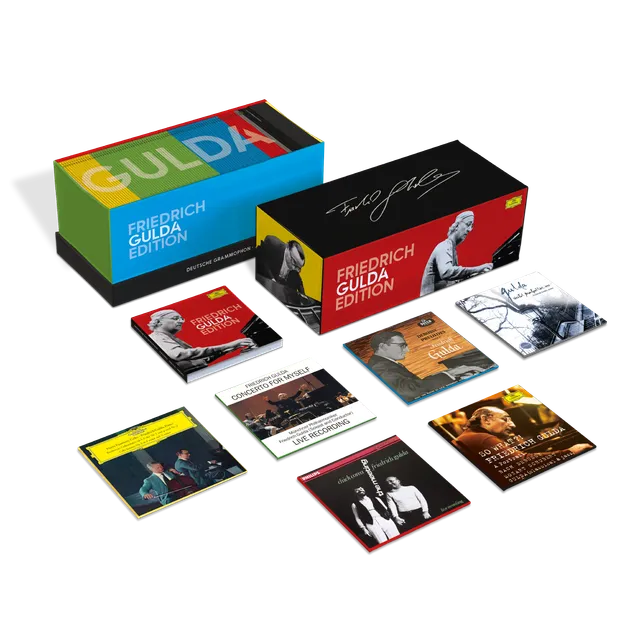 Deutsche Grammophon Friedrich Gulda Edition CD-Box 84 CDs DVD