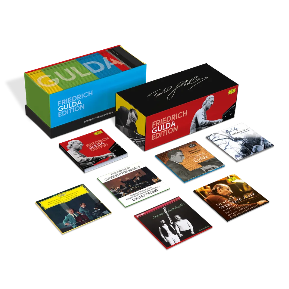Deutsche Grammophon Friedrich Gulda Edition CD-Box 84 CDs DVD