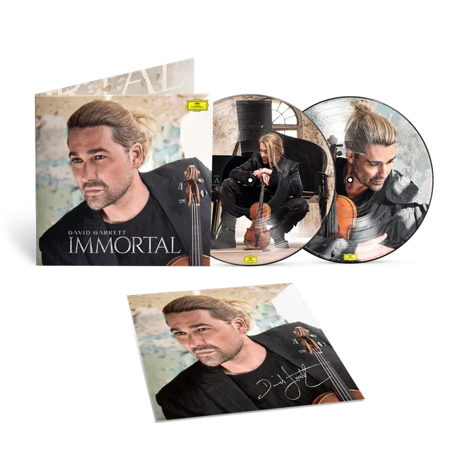 Deutsche Grammophon David Garrett Immortal Picture Disc Vinyl signiert