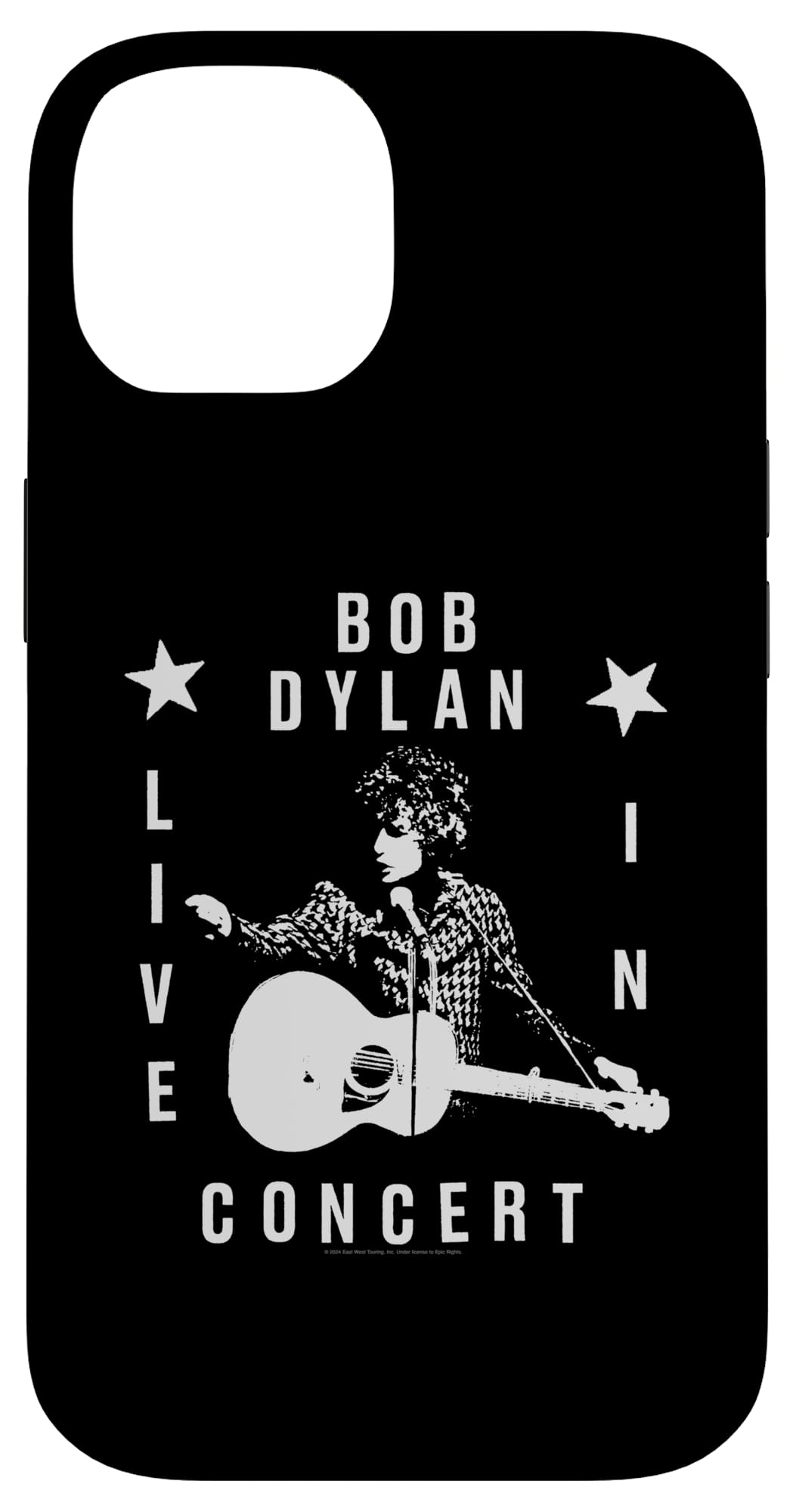 Bob Dylan Live In Concert iPhone 17 Handyhülle stoßfest