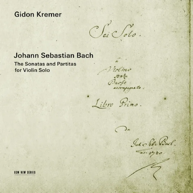 ECM New Series Bach Sonaten Partiten CD Kremer