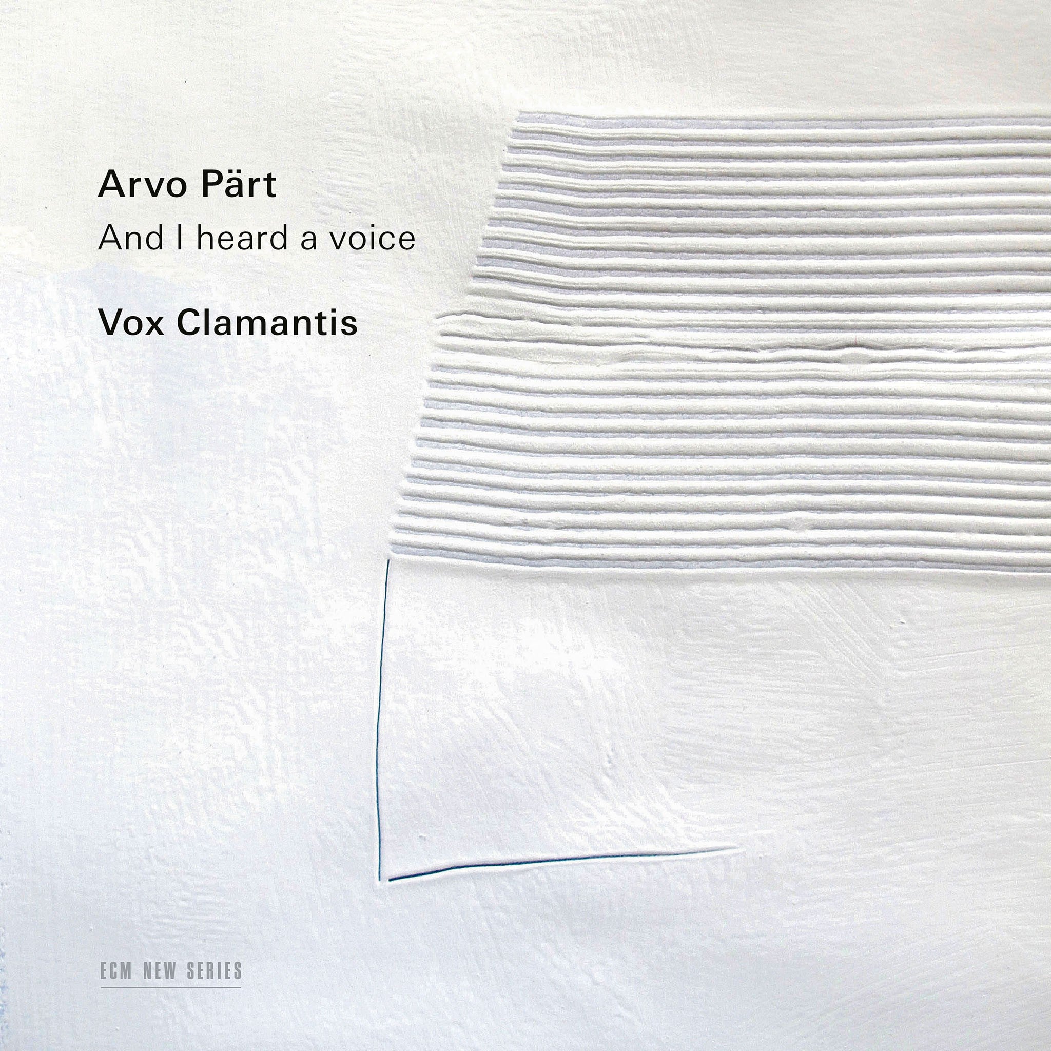 Deutsche Grammophon Pärt And I heard a voice Vinyl LP