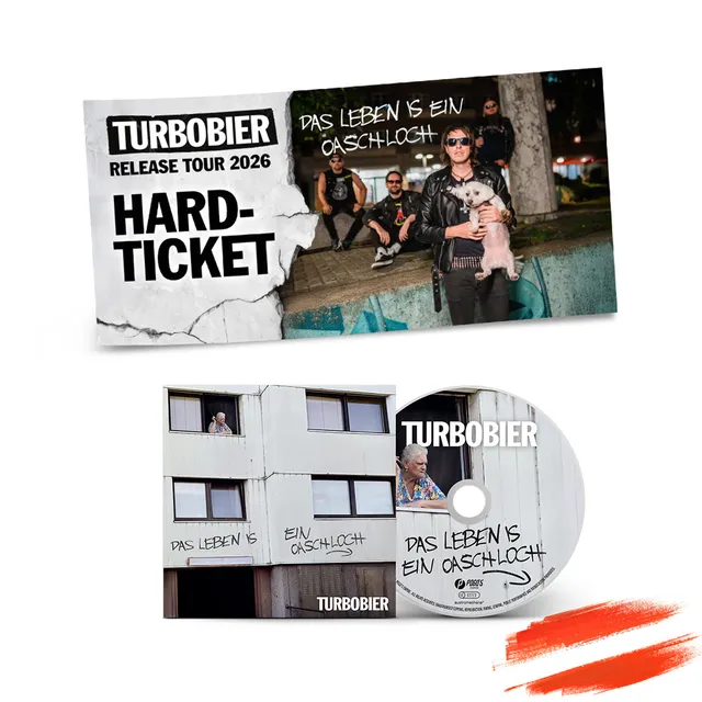 TURBOBIER Oaschloch-Tour Bundle CD + Hardticket AT