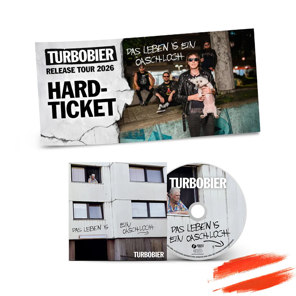 TURBOBIER Oaschloch-Tour Bundle CD + Hardticket AT