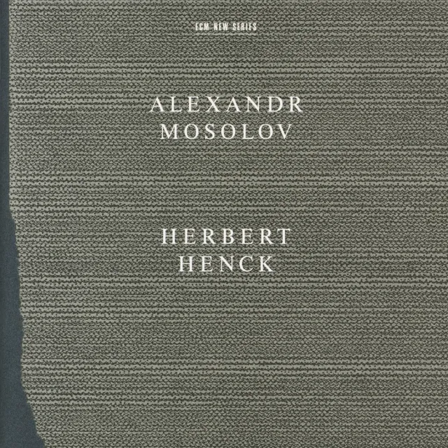ECM Records Alexandr Mosolov CD Klavier