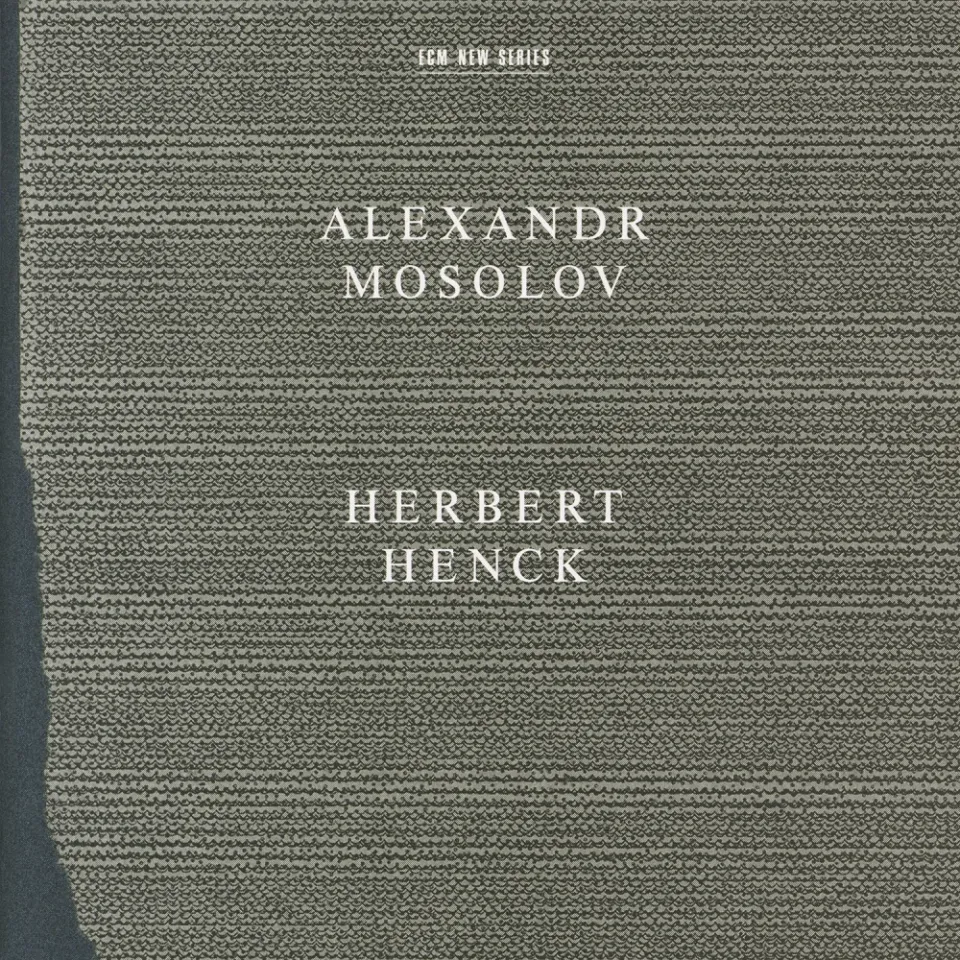 ECM Records Alexandr Mosolov CD Klavier