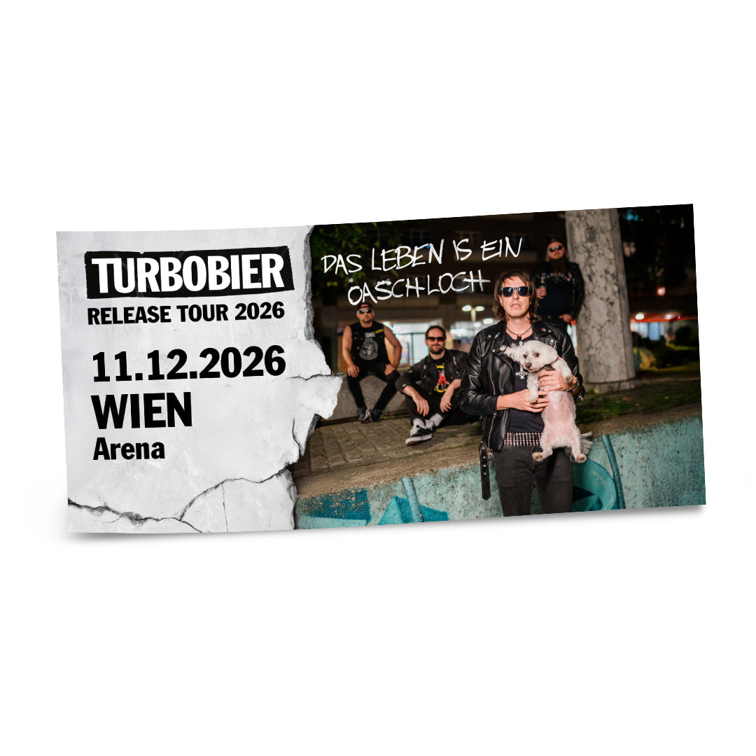 TURBOBIER Oaschloch-Tour Bundle CD + Hardticket AT