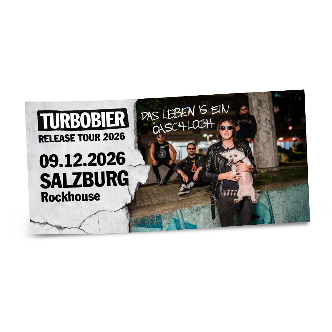 TURBOBIER Oaschloch-Tour Bundle CD + Hardticket AT