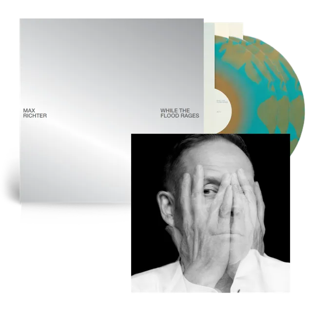 Max Richter While The Flood Rages 3LP-Box Ink Spot signiert