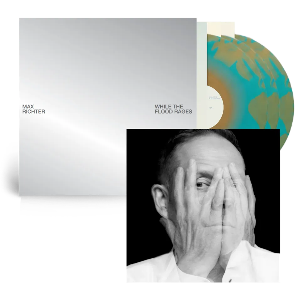 Max Richter While The Flood Rages 3LP-Box Ink Spot signiert