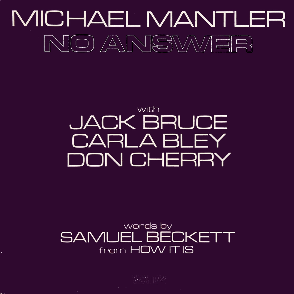 ECM Records No Answer Silence CD Originalpressung