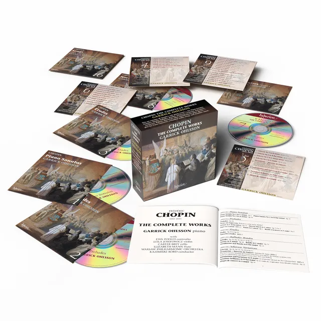 Deutsche Grammophon Garrick Ohlsson Chopin Complete Works CD-Box 16CD