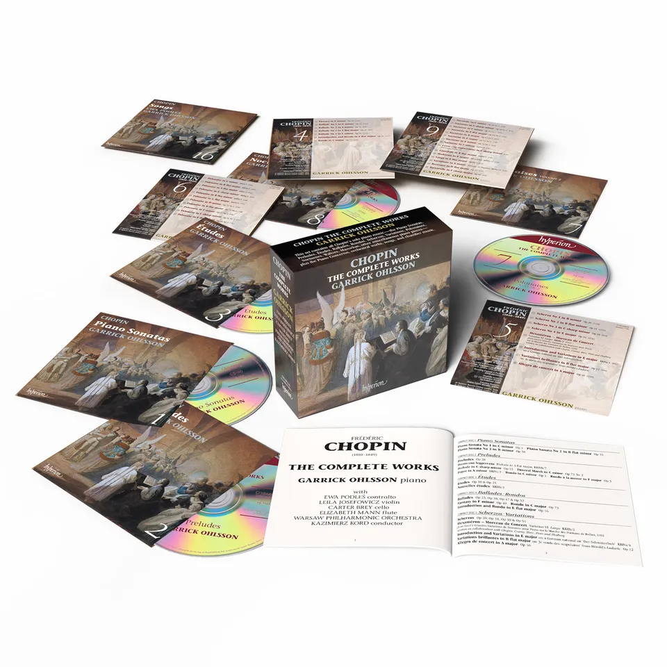 Deutsche Grammophon Garrick Ohlsson Chopin Complete Works CD-Box 16CD