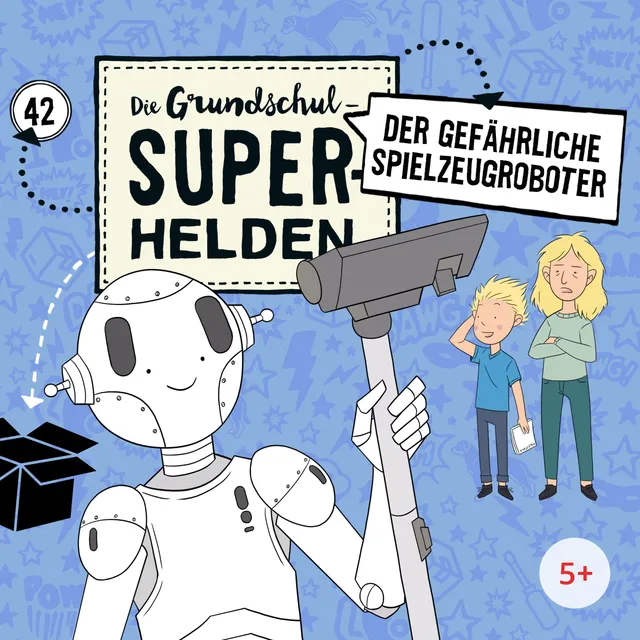 Lamp und Leute Grundschul-Superhelden Folge 42 CD Spielzeugroboter