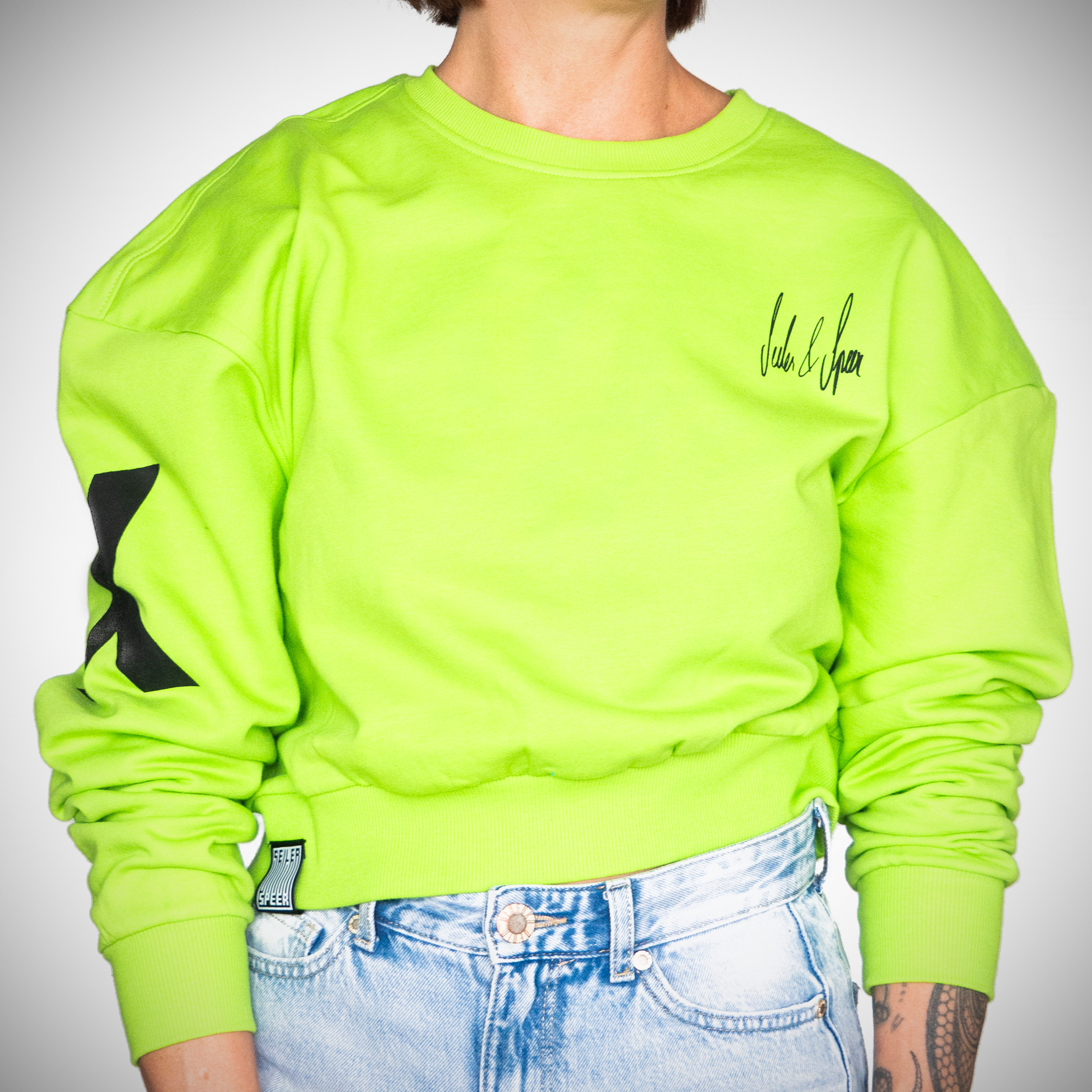 Seiler und Speer Hödn Sweatshirt grün Girly Oversize