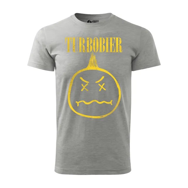 Turbobier Kurtl Shirt weiß Smiley