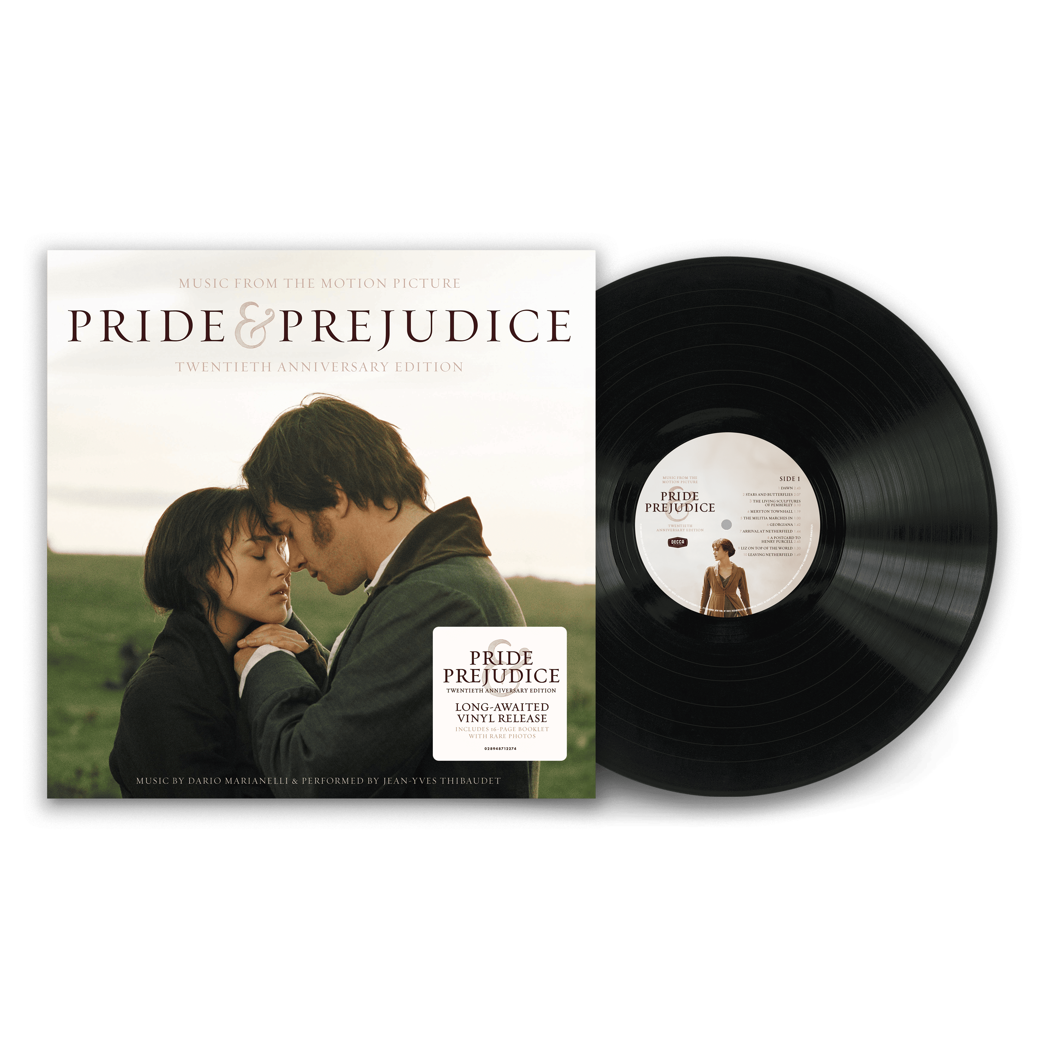 Deutsche Grammophon Pride & Prejudice 20th Anniversary Vinyl Soundtrack