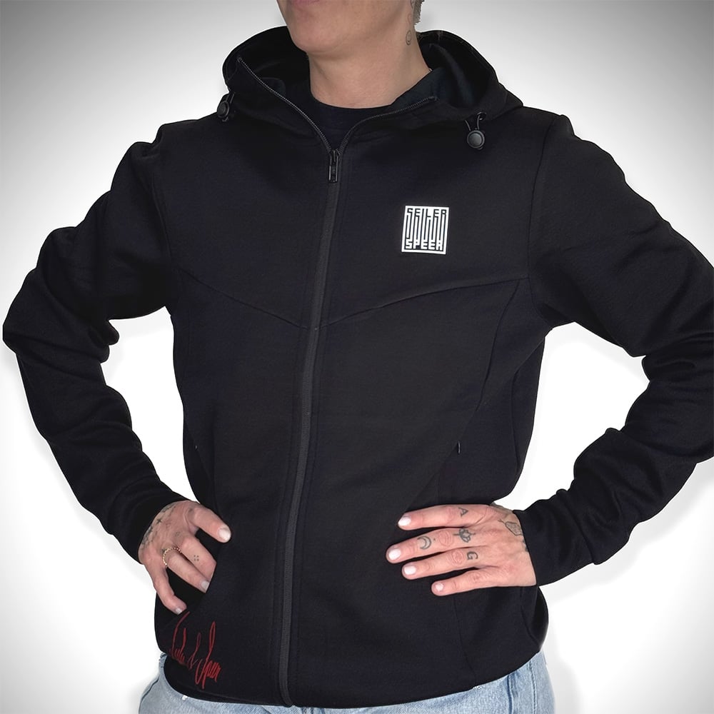 Seiler und Speer Barcode Crew Zipper Hoodie mit Taschen