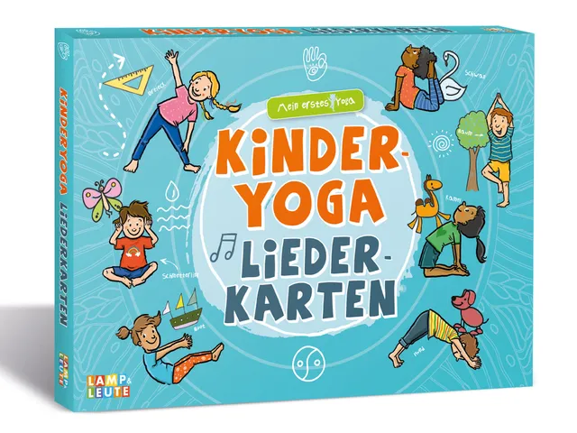 Lamp und Leute Kinderyoga-Liederkarten Bildkarten-Set mit QR-Code