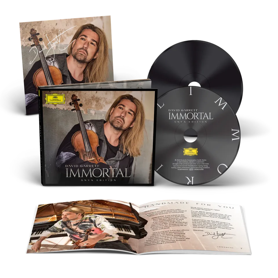 David Garrett Immortal Onyx CD limitiert signiert