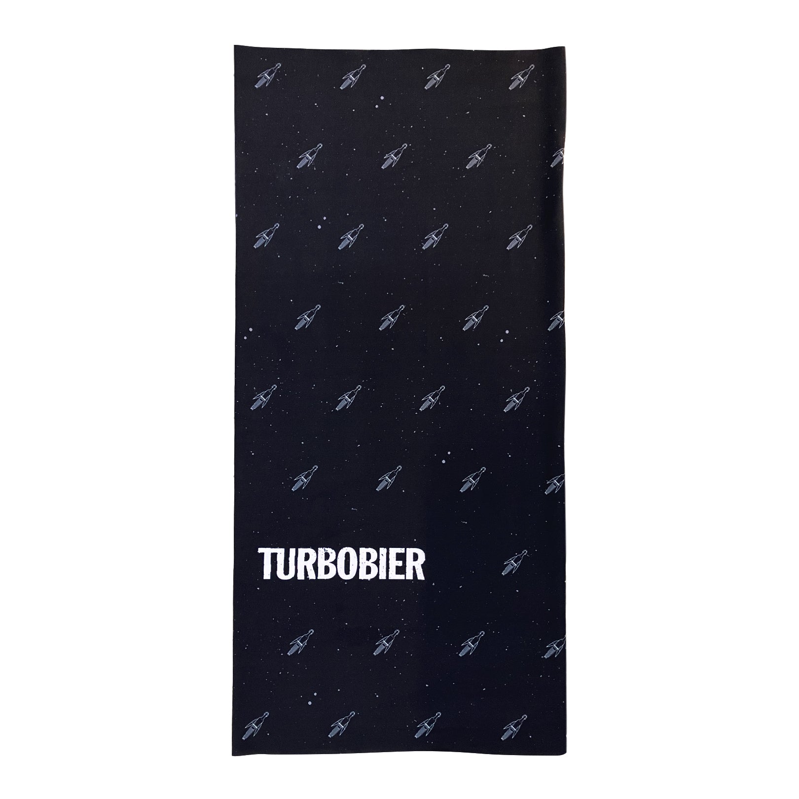 TURBOBIER Schlauchschal Loop-Tuch schwarz dehnbar