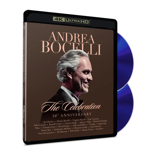 Deutsche Grammophon Andrea Bocelli Celebration 30th Anniversary DVD