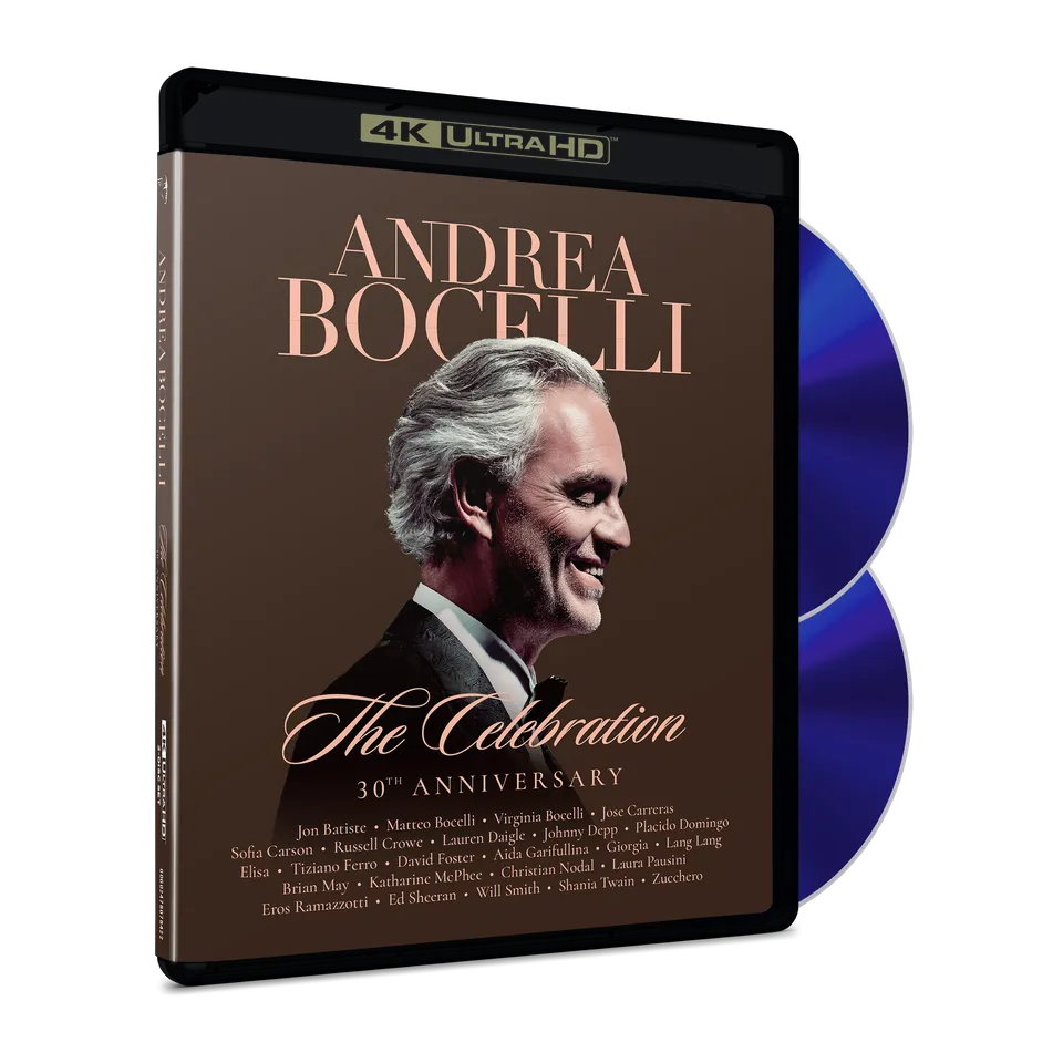 Deutsche Grammophon Andrea Bocelli Celebration 30th Anniversary DVD