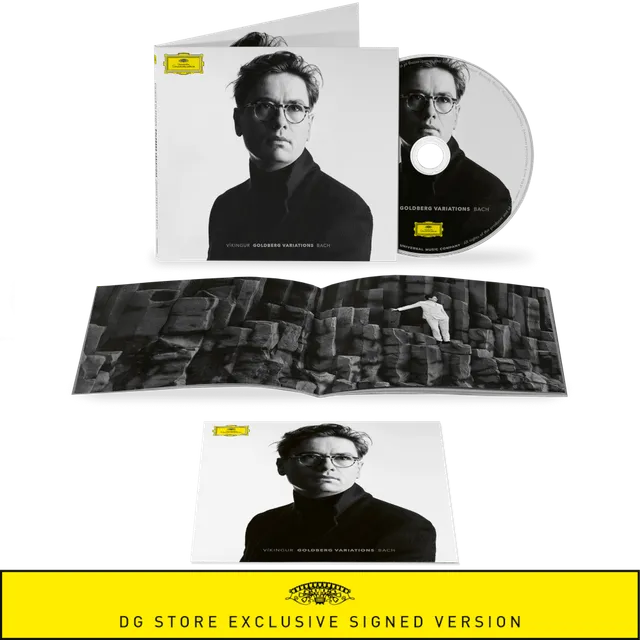 Deutsche Grammophon Víkingur Ólafsson Goldberg Variations CD signiert