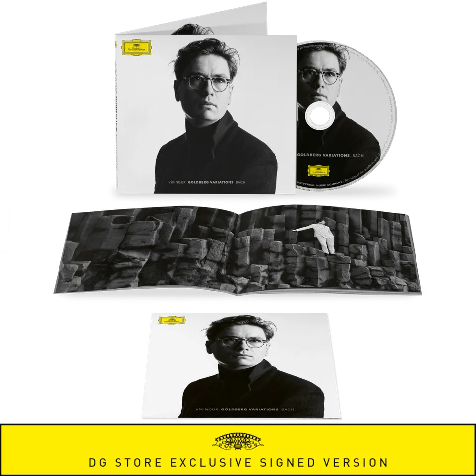 Deutsche Grammophon Víkingur Ólafsson Goldberg Variations CD signiert
