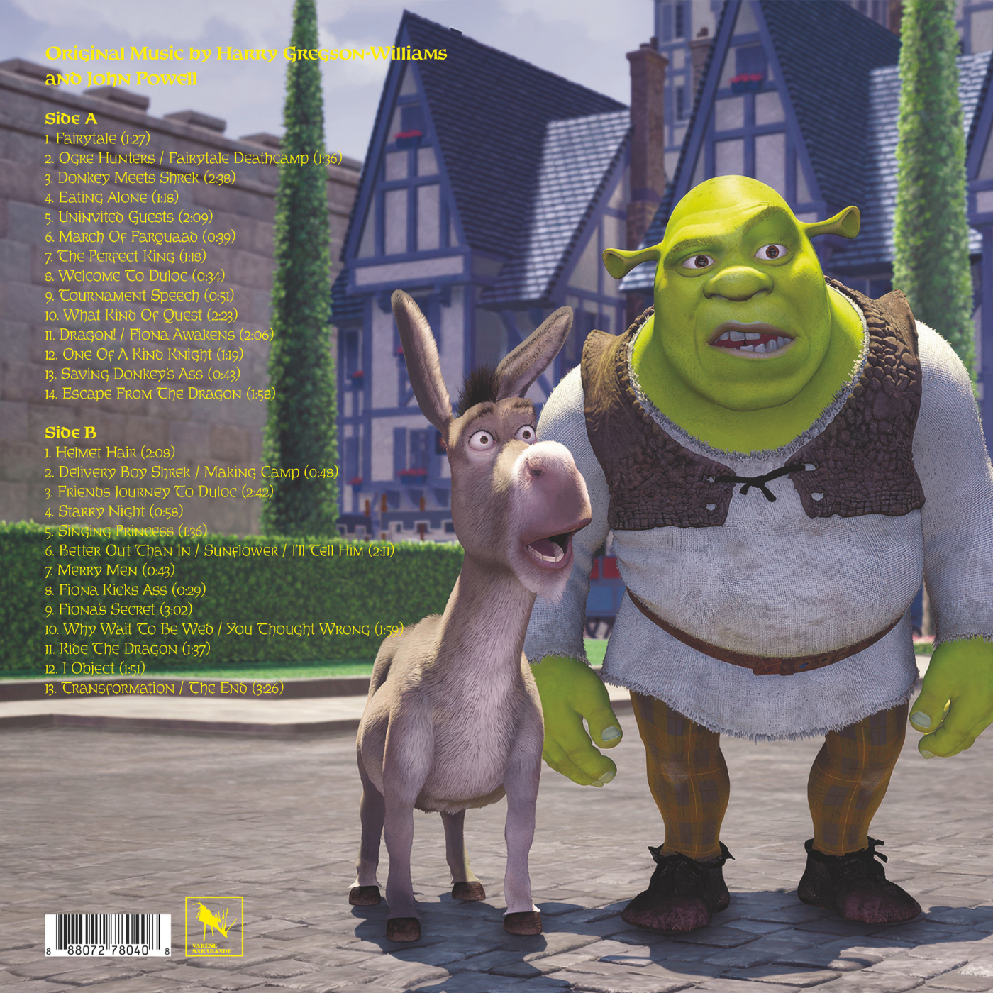 Varèse Sarabande Shrek Filmmusik Picture Disc Vinyl LP Jubiläum