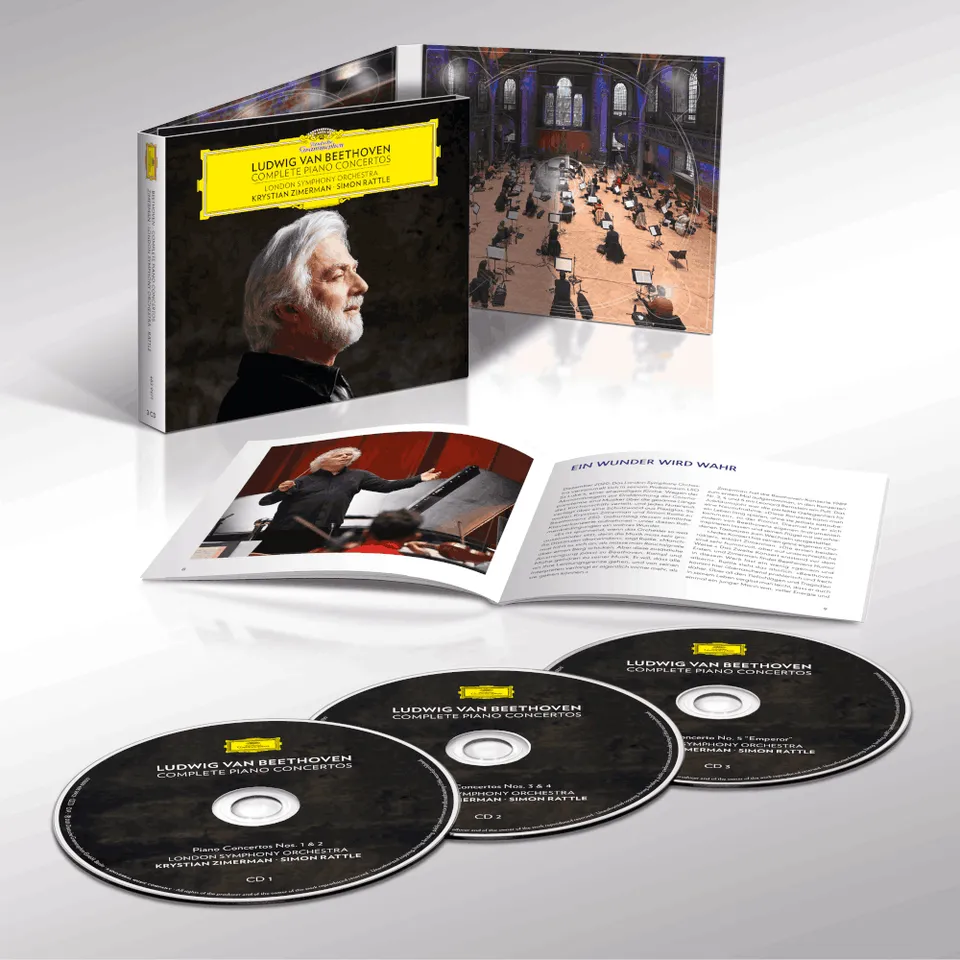 Deutsche Grammophon Zimerman Beethoven Complete Piano Concertos 3CD
