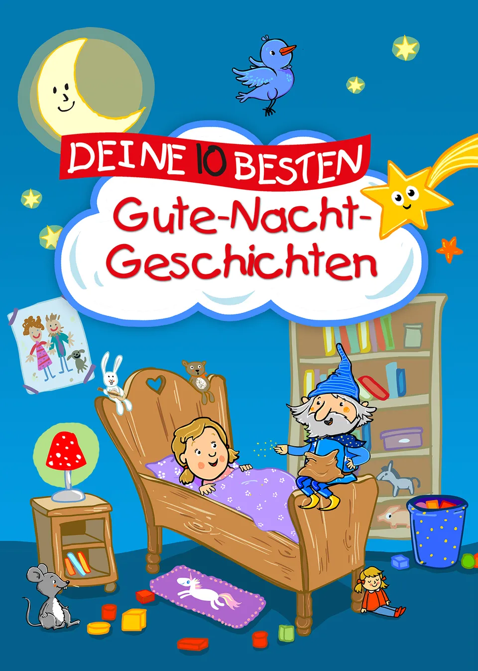 Lamp und Leute Personalisierte Gute-Nacht-Geschichten Buch Wunschname