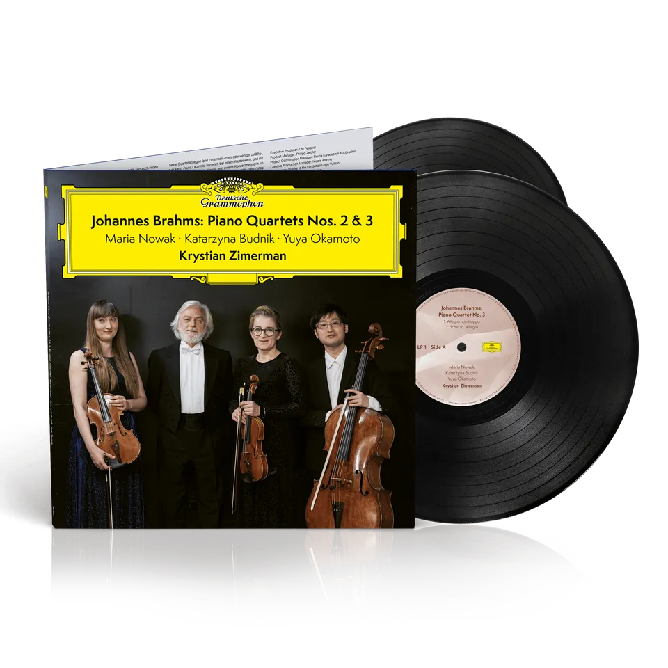 Deutsche Grammophon Zimerman Brahms Klavierquartette 2x Vinyl LP