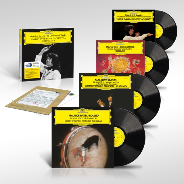 Deutsche Grammophon Original Source Ravel Vinyl-Box 4LP Ozawa 180g