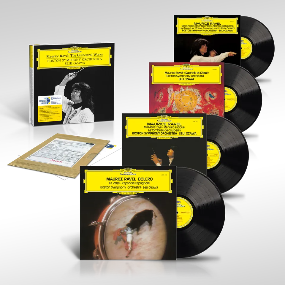 Deutsche Grammophon Original Source Ravel Vinyl-Box 4LP Ozawa 180g