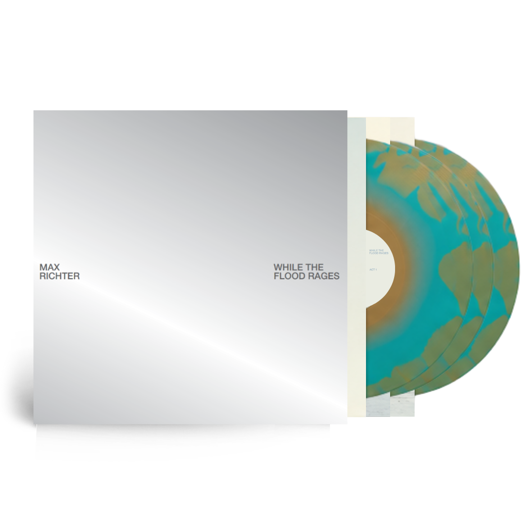 Max Richter While The Flood Rages 3LP-Box Ink Spot signiert