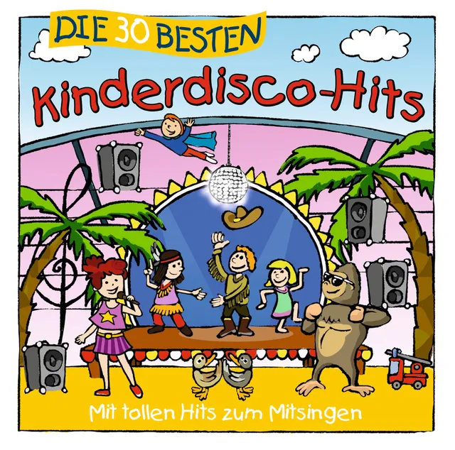 Lamp und Leute Die 30 besten Kinderdisco-Hits CD für Party