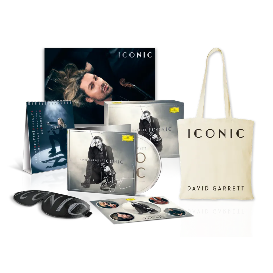 Deutsche Grammophon David Garrett Iconic CD Bundle Jutebeutel