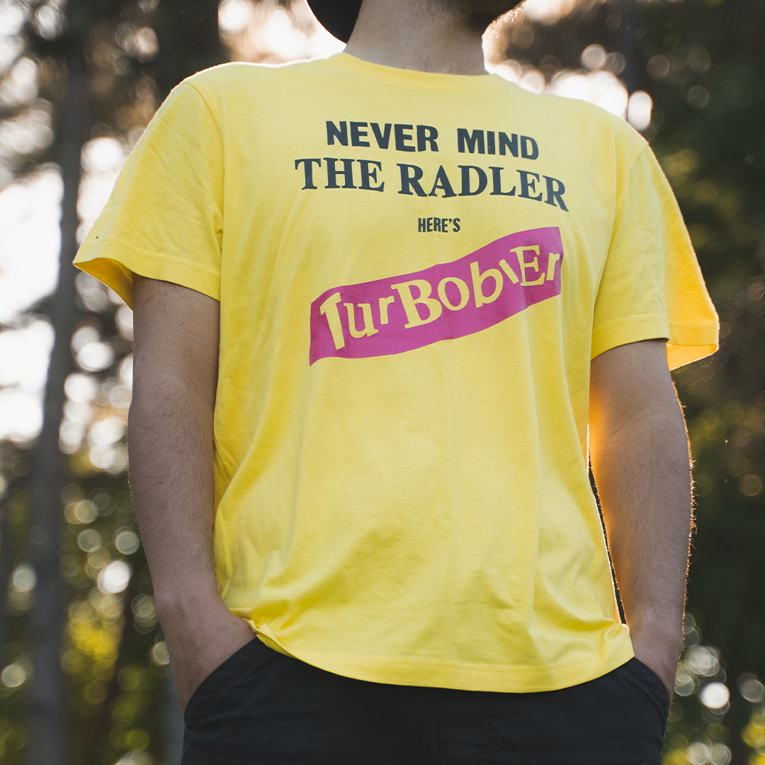 TURBOBIER 77 Shirt gelb Baumwolle Größe S-3XL