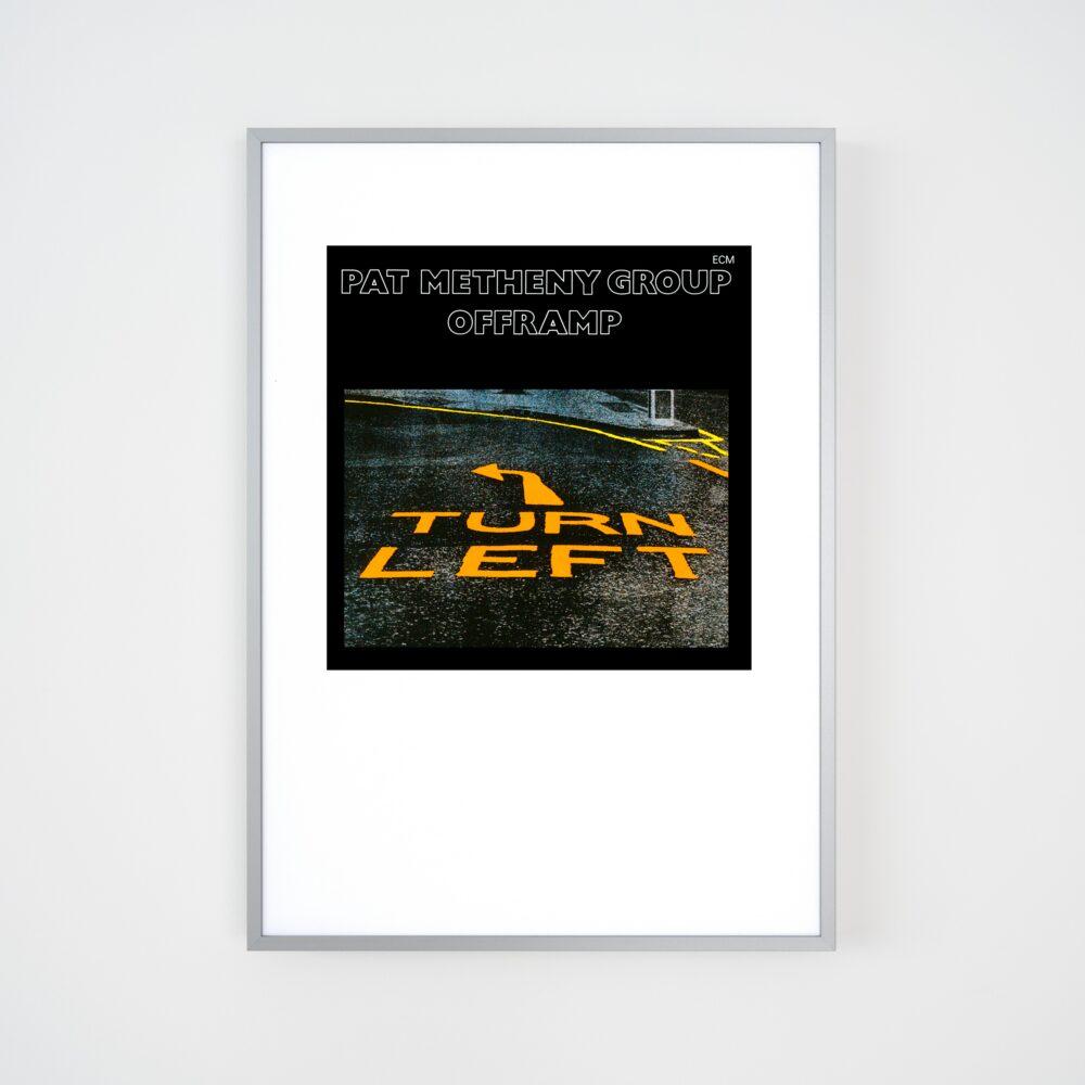 ECM Records Offramp Kunstdruck gerahmt DIN A3 limitiert