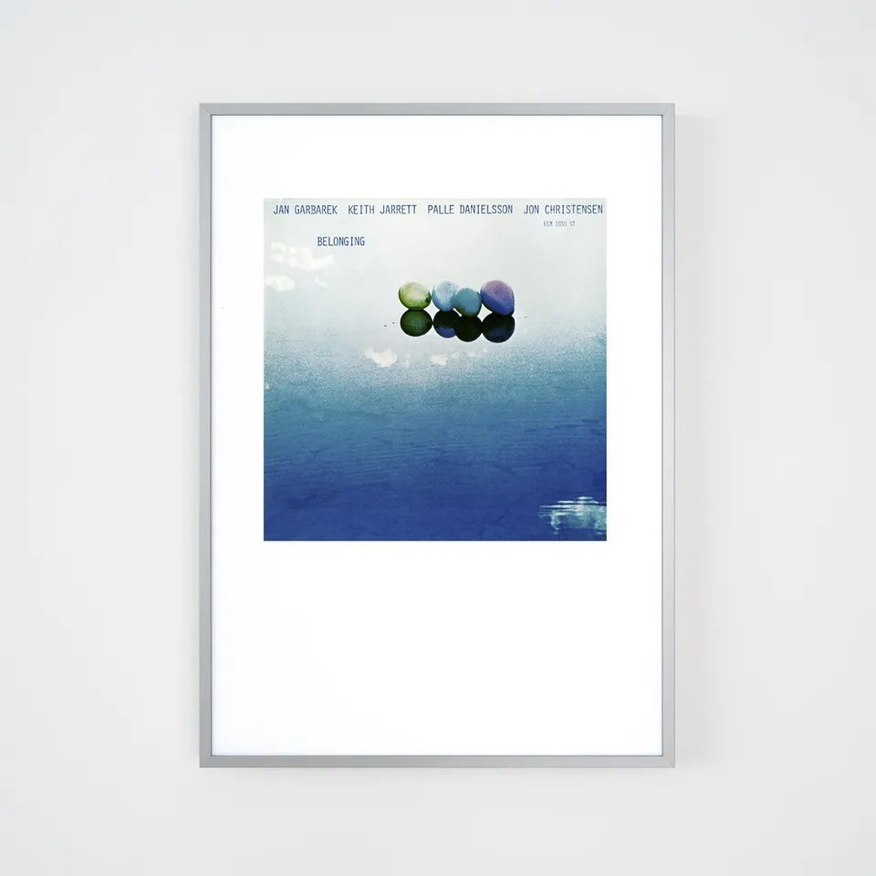 ECM Records Belonging Kunstdruck DIN A3 Rahmen