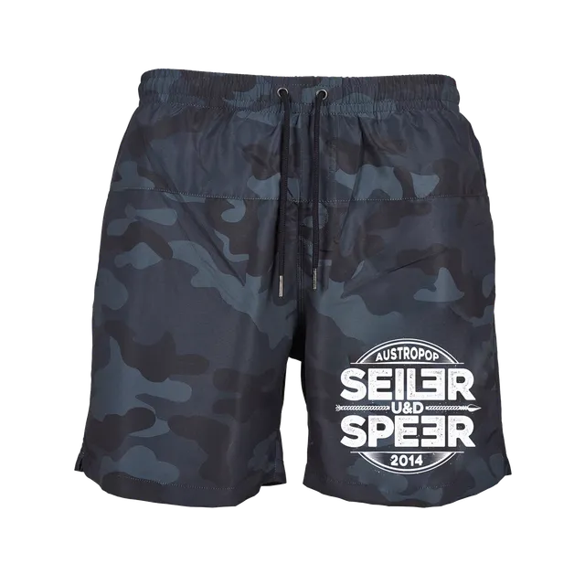 Seiler und Speer AustroPop Badeshort Camo Bodhosn