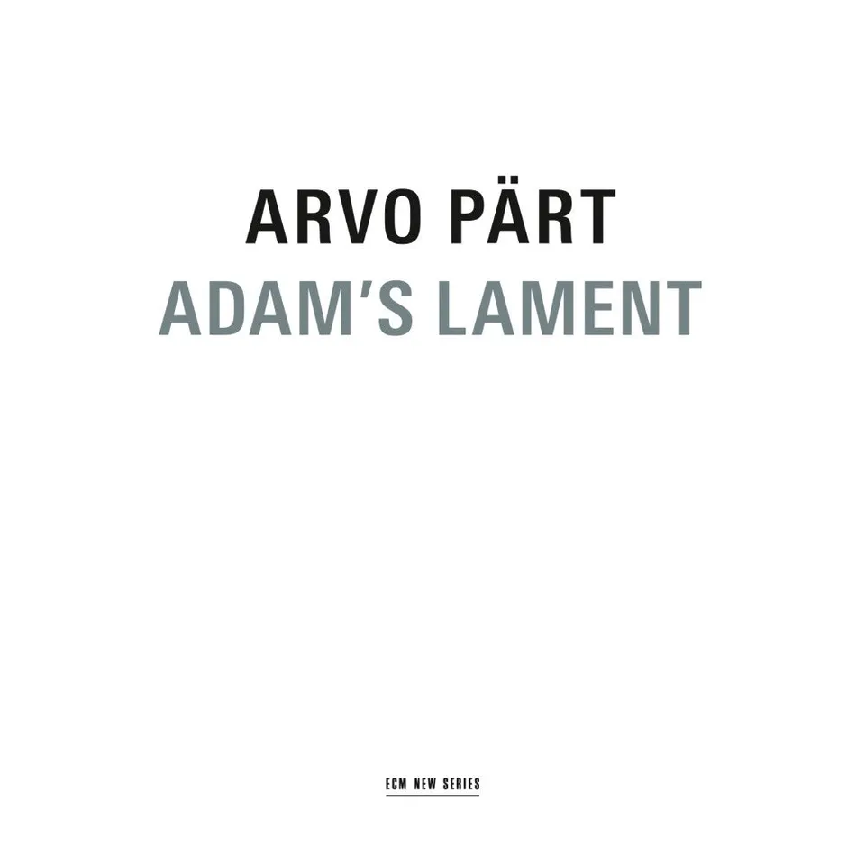Deutsche Grammophon Arvo Pärt Adam's Lament CD Chor