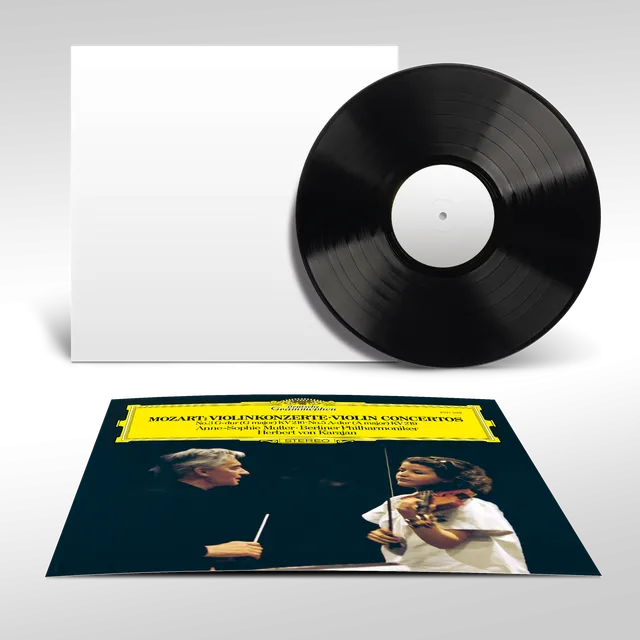 Deutsche Grammophon Mutter Mozart Violinkonzerte White Label Vinyl