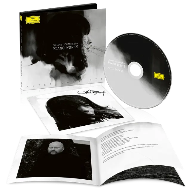 Deutsche Grammophon Jóhann Jóhannsson Piano Works CD signierte Klavier-Edition